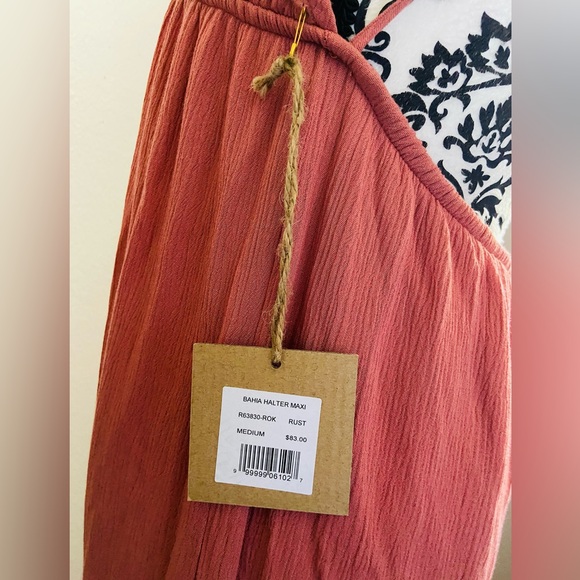 PPLA pleated pink open tie back maxi dress - Picture 9 of 10